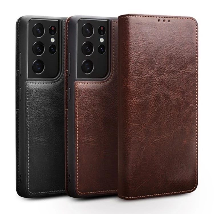 

mobile phone case, leather S25plus protective case, flip card.