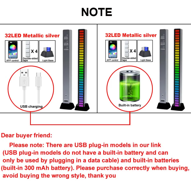 Luz de captação de som rgb colorido luzes led app controles música ritmo néon luz ativada por voz atmosfera ambiente luzes da noite