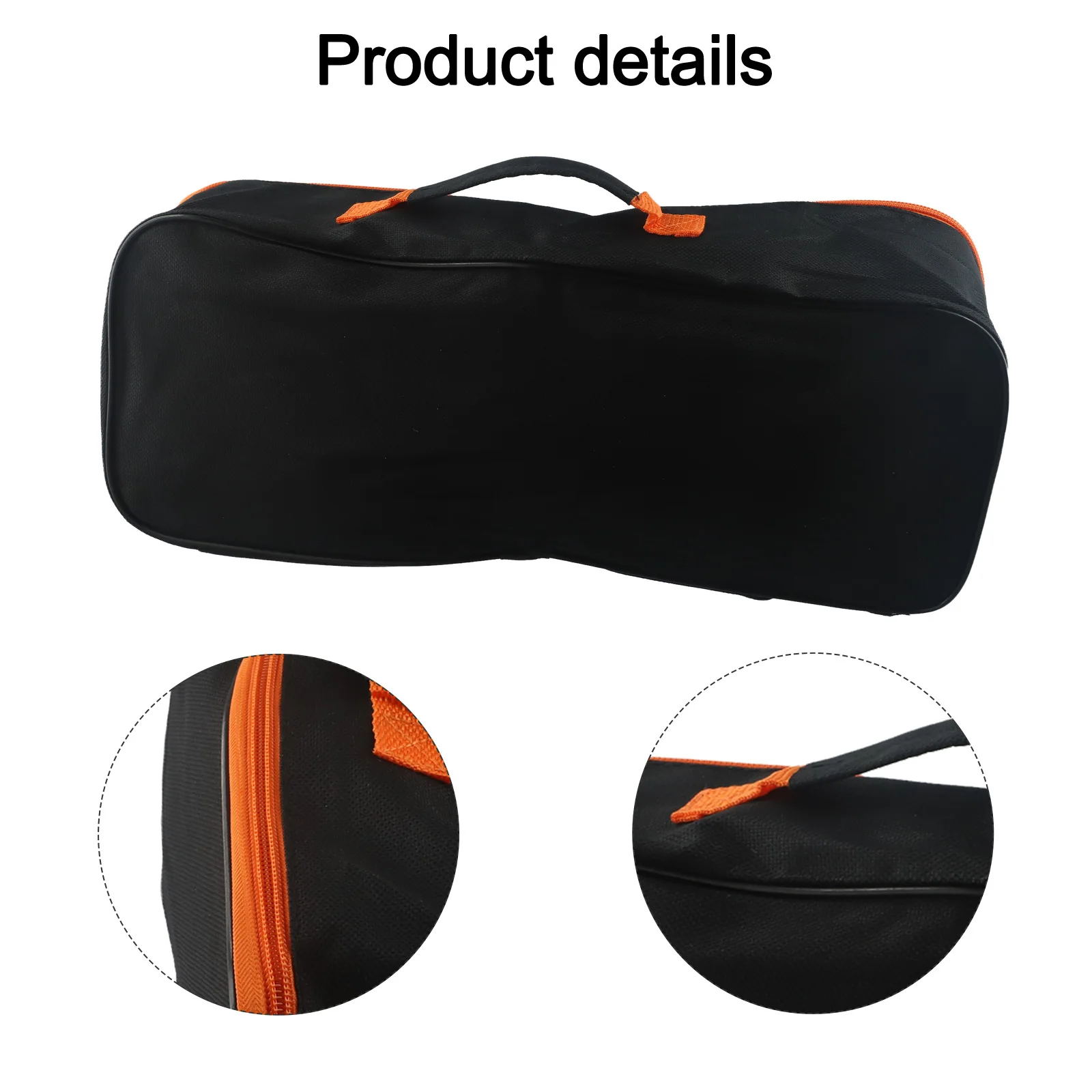 Tool Organizer Instrument Case Transport Zippered Closure Comfortable Handle Compact Size High-Quality Oxford Canvas