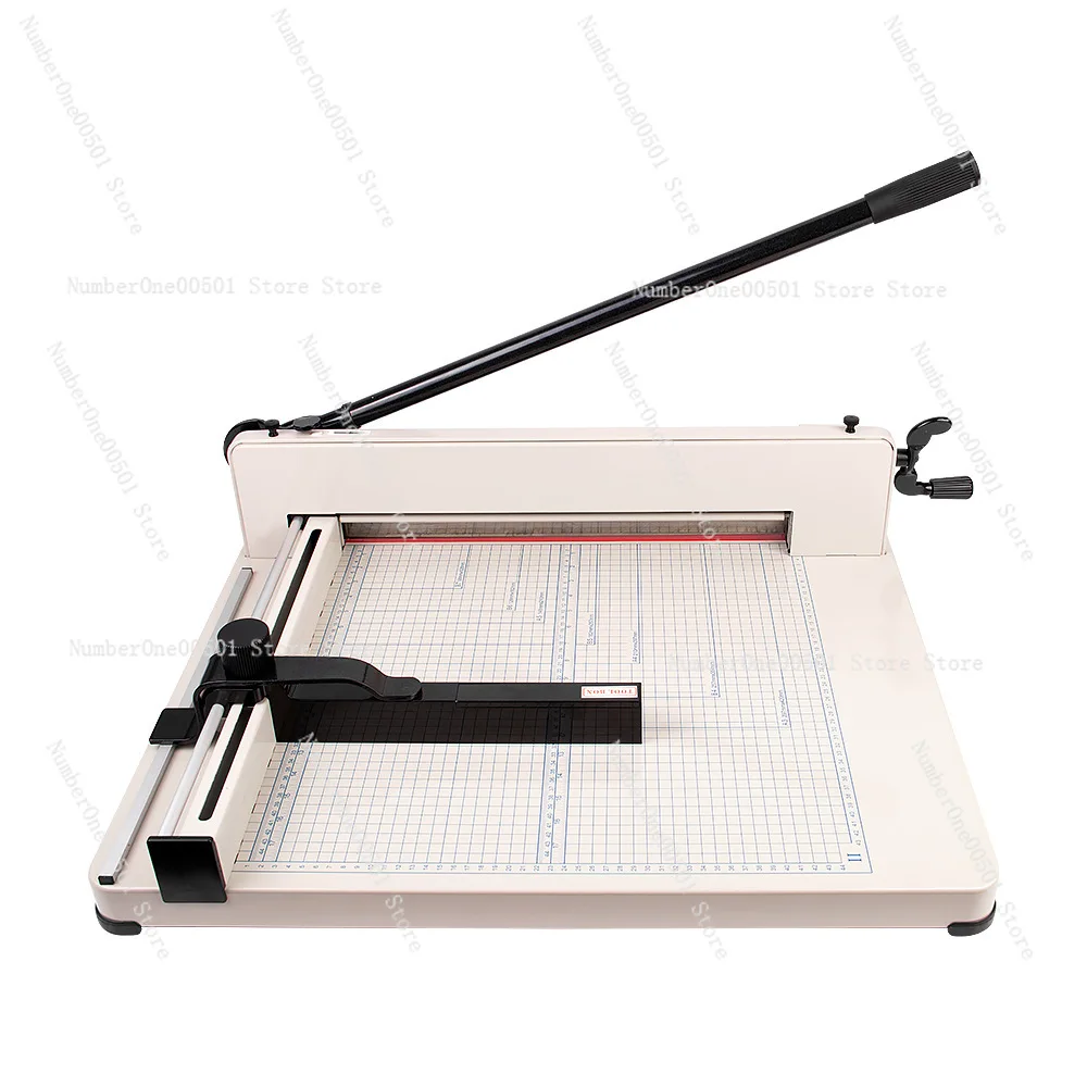 858a3 thick layer paper cutter to cut 40MM manual desktop trimmer neutral English heavy duty paper cutter