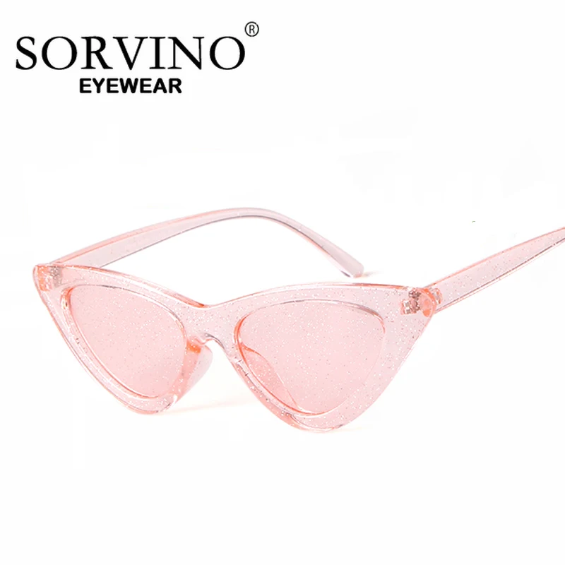 نظارات شمسية SORVINO Fashion للحفلات الفلورسنت UV400 Candy Jelly Cat Eye Festival نظارات شمسية لحفلات أعياد الميلاد والهالوين