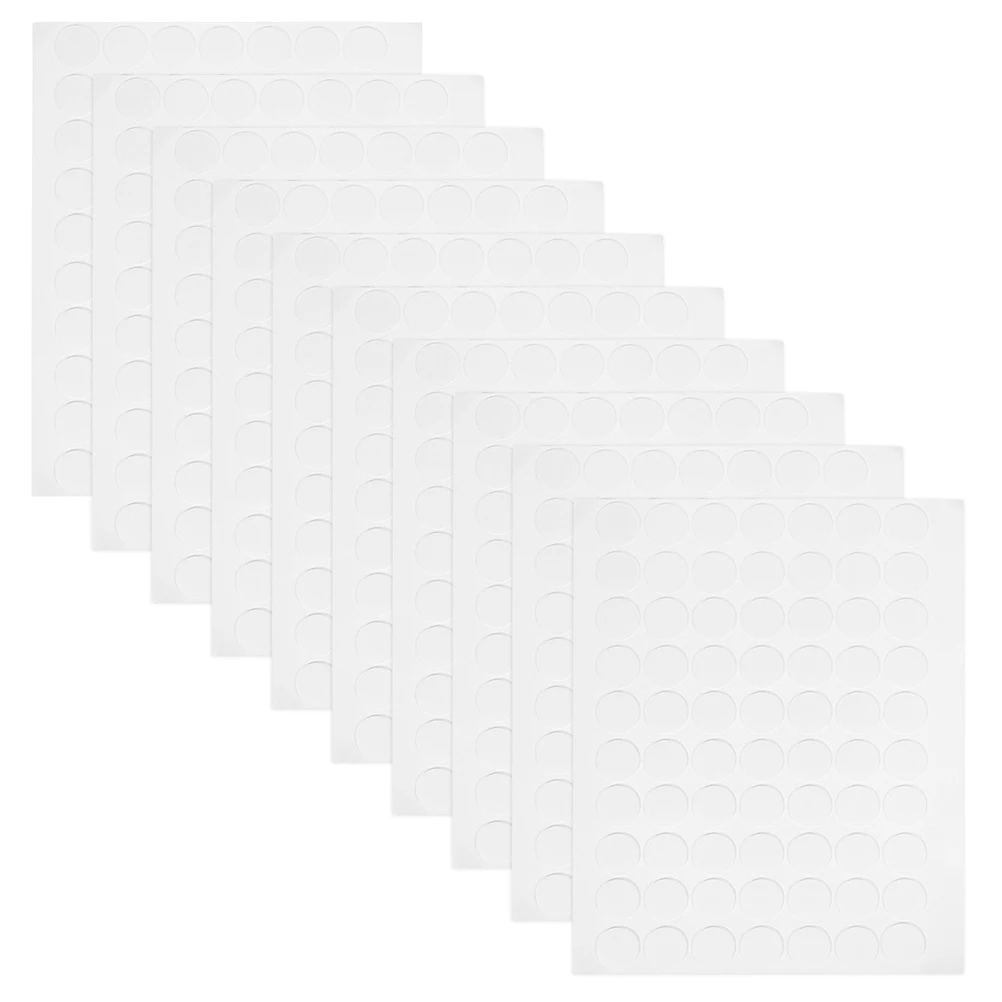 

Double Sided Adhesive Pad 20 Sheets Circle Dot Round Tape Dots Self Acrylic Removable Small Transparent High Adhesion Balloon