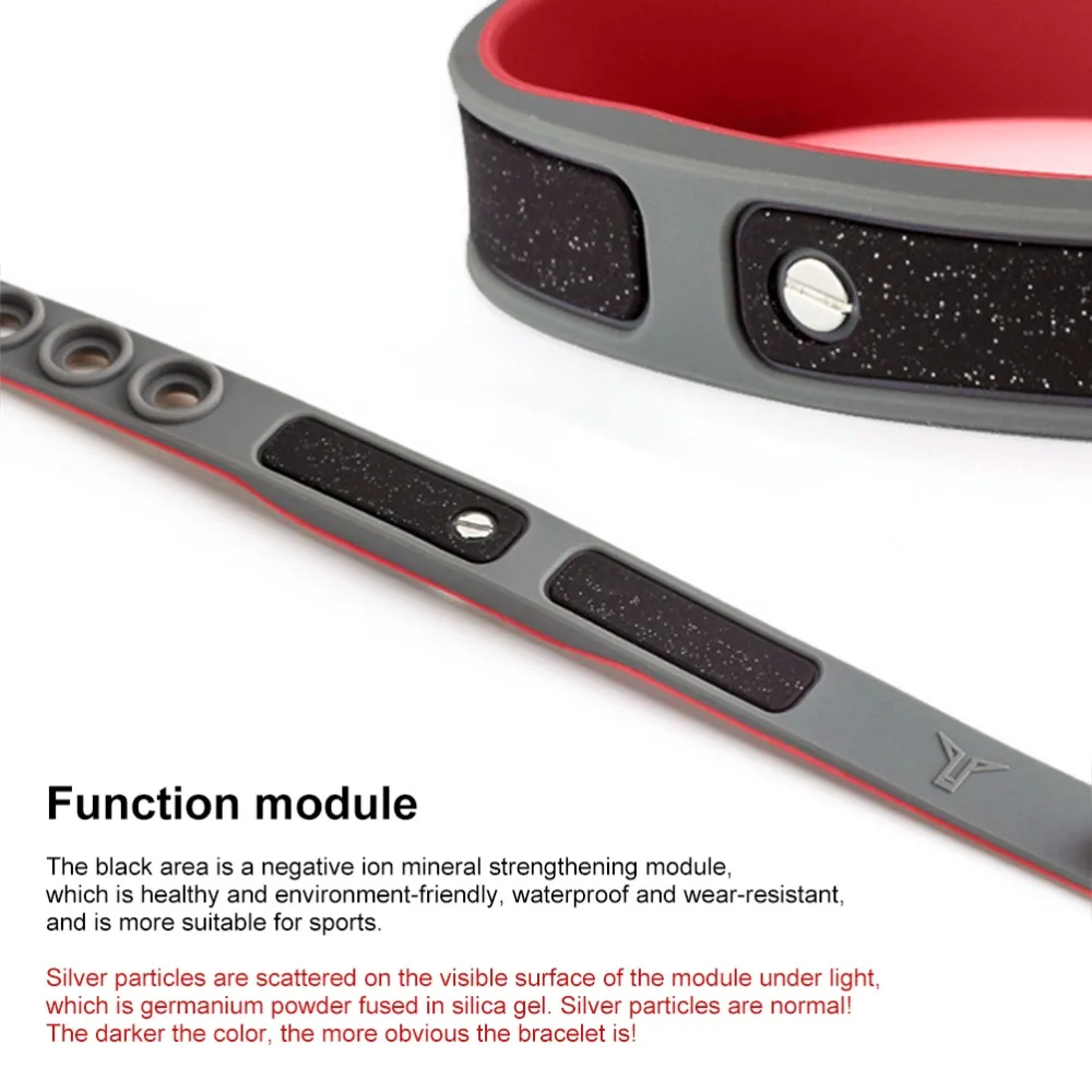 Durable Silicone Anti Static Wristband Adjustable Black Electrostatic Removal Bracelet Antistatic Wrist Strap Sports Activities
