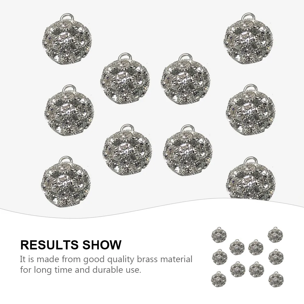 10Pcs Brass Spherical Buttons Practical Sewing Buttons for Clothes Jackets Windbreakers Backpacks DIY Crafts DIY Button