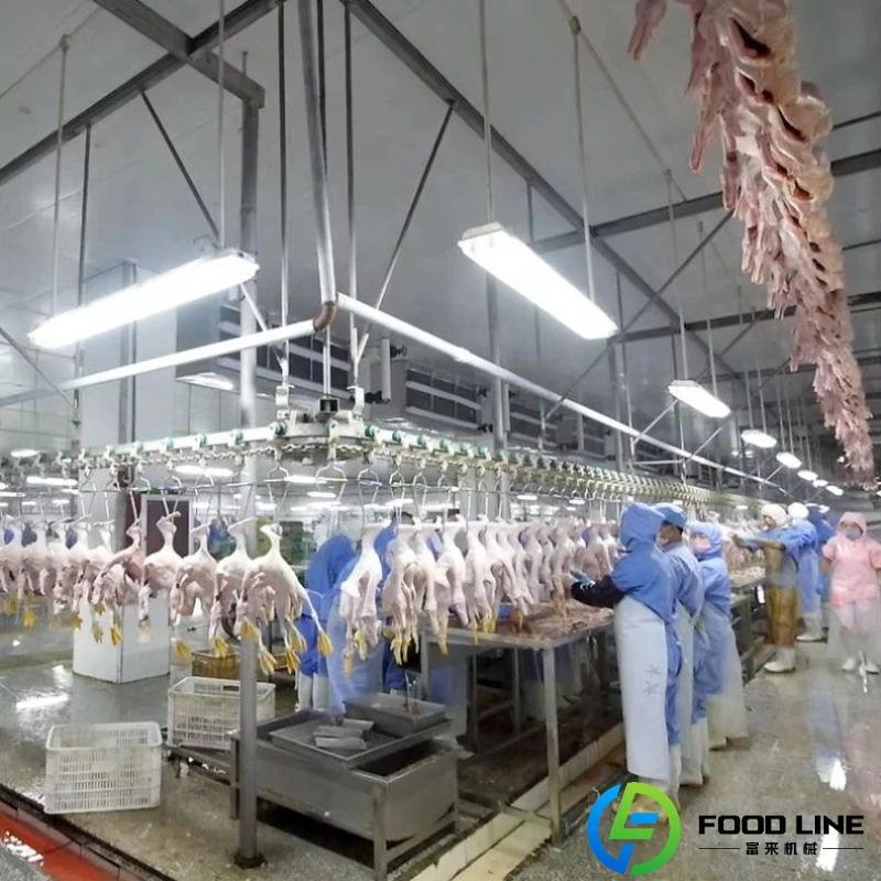 Customized Poultry Slaughter Line With Chilling Tank Poultry Cold Immersion Chilling System For Fresh Meat Preservation