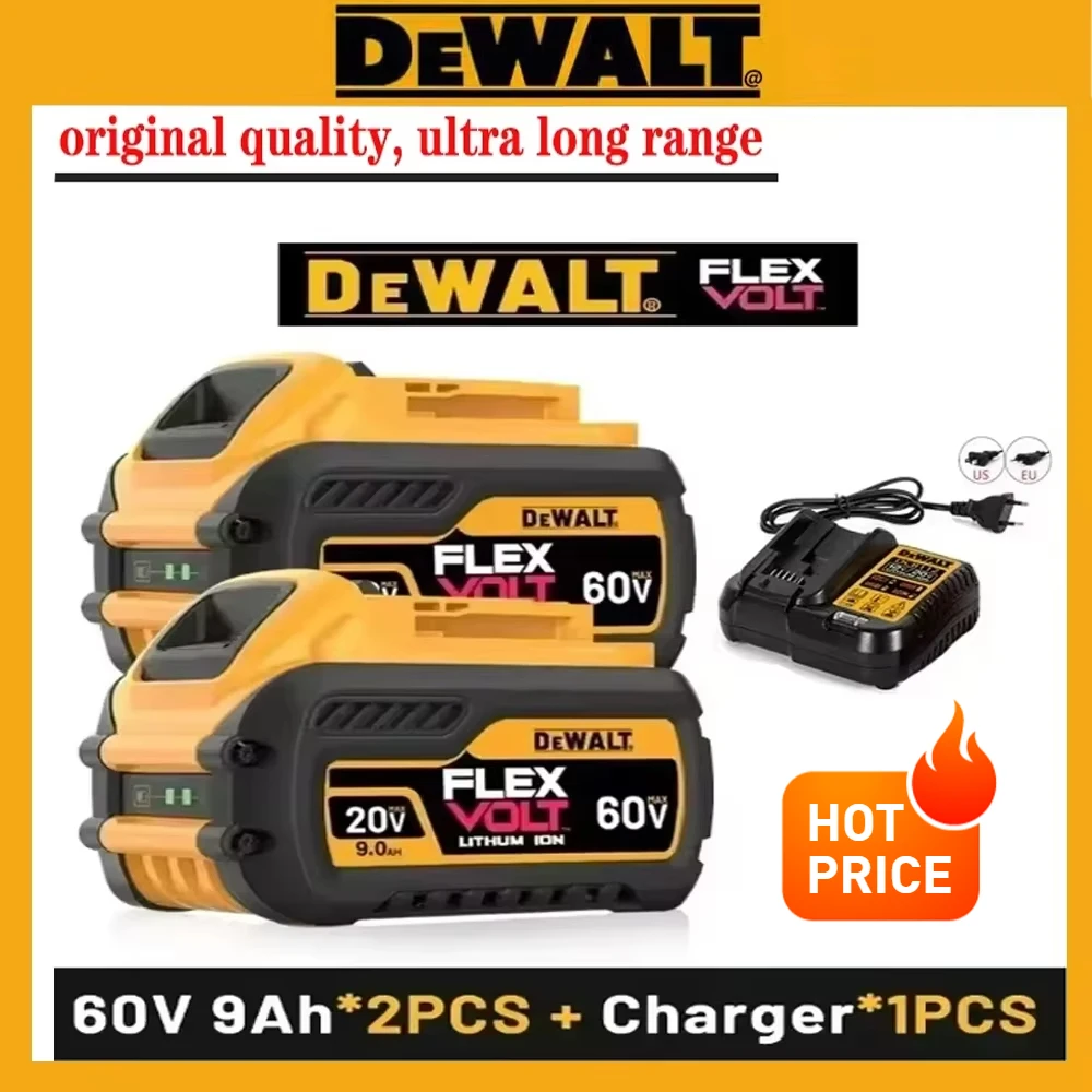 

Original Dewalt 20V 60V cordless power tool battery,Dewalt 220V DCB206, DCB205,DCB200 DCB609 tool power battery, BDC112 charger,