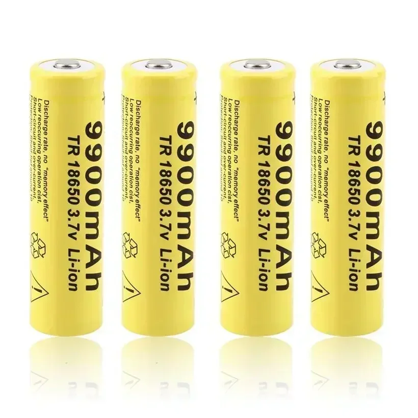 2024แบตเตอรี่ Li-ion 18650 3.7V 9900mAh แบตเตอรี่ GTF 9900mAh 3.7V แบตเตอรี่แบบชาร์จไฟได้