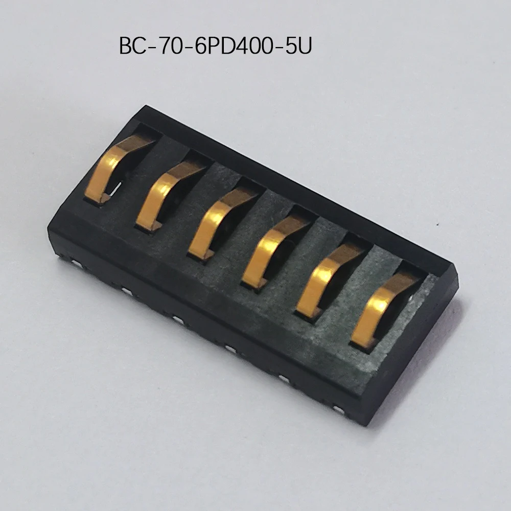 5 Stück B-35 B-45 B-70 Batterie-Federkontaktverbinder 2 3 4 5 6 7 Pin 4mm 4,25mm 2,54mm Rastermaß Batterie-Kontaktbuchse – Detail 17