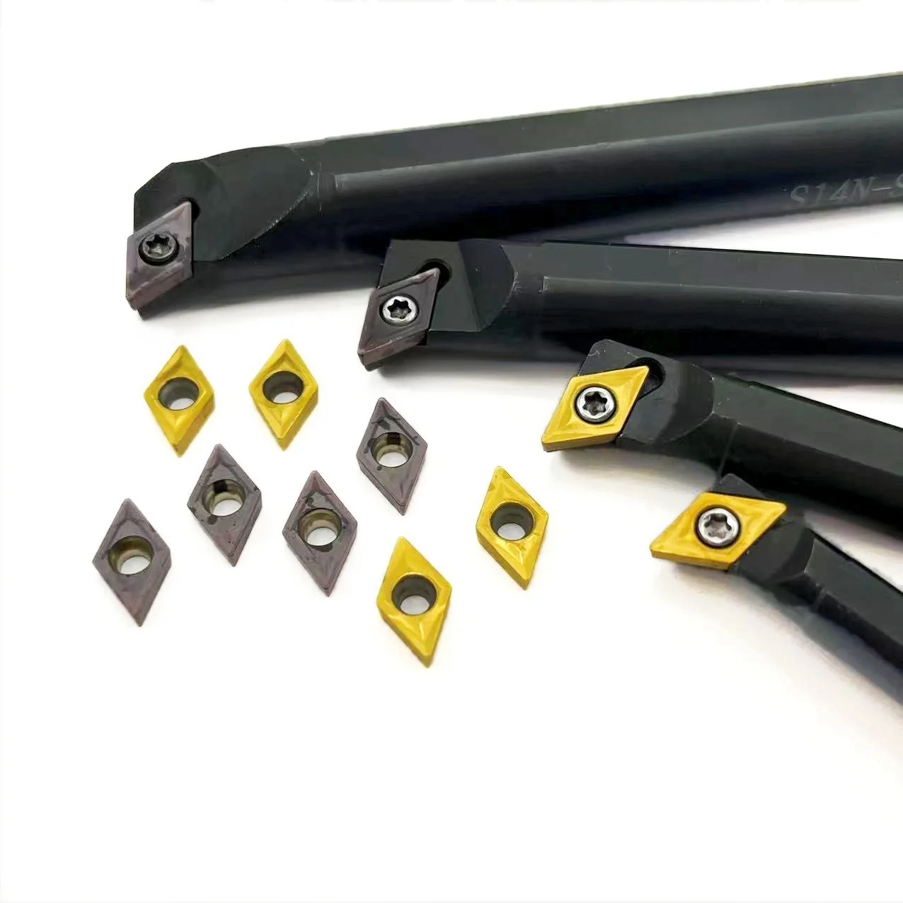 DCMT070204 For S10K-SDUCR07 S16Q-SDUCR07 Internal Turning Tool Holder DCMT Carbide Inserts Lathe Bar CNC Cutting Tools Set