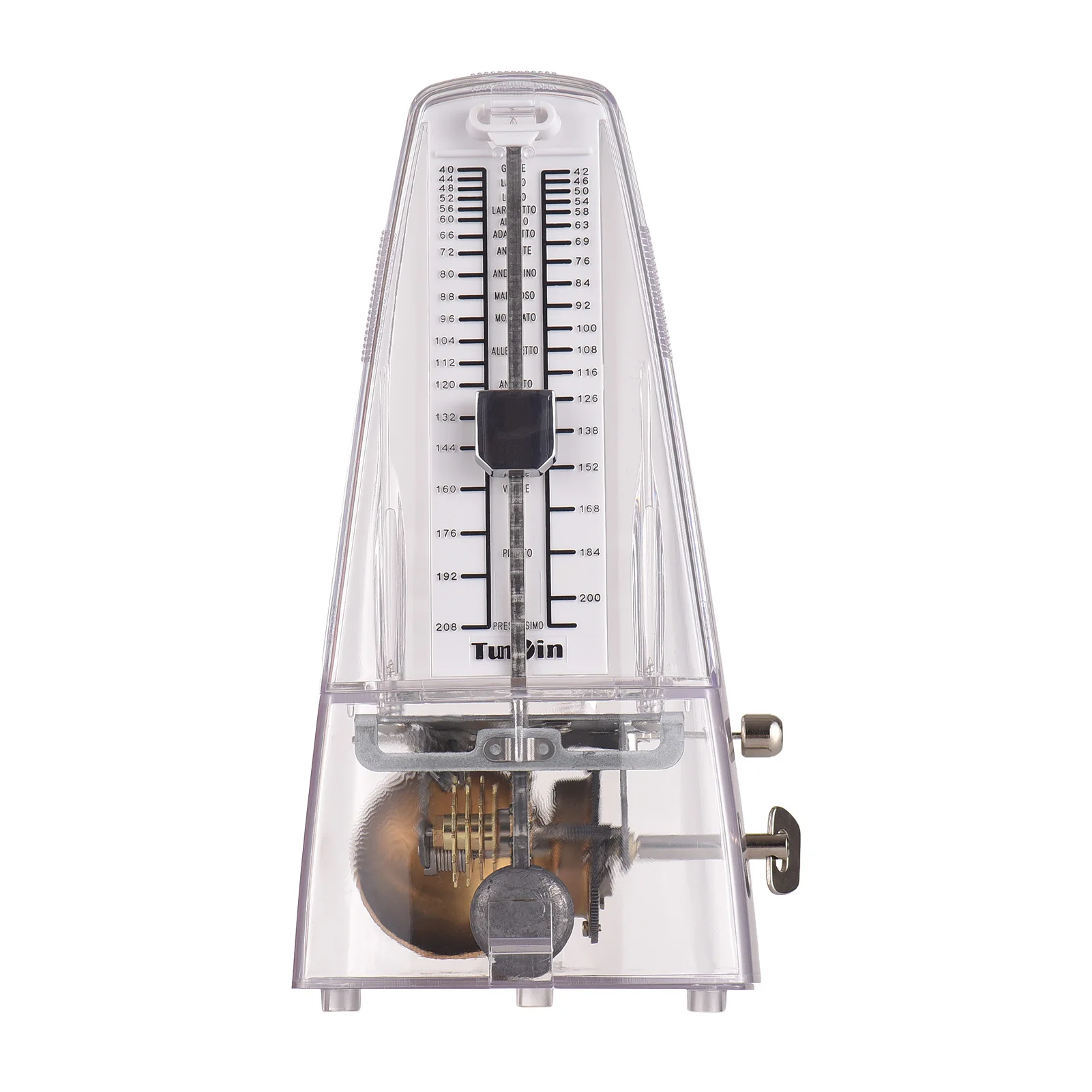 

Механический метроном TUNYIN, портативный метроном, регулируемая скорость, легкий громкий звук для фортепиано, гитары, барабана Guzheng