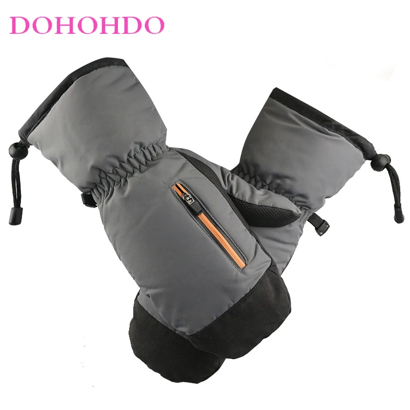 

Winter Ski Gloves Velvet Padded Men Warm Outdoor Riding Motorcycle Anti-slip Waterproof Windproof Gloves Winter Guantes Invierno