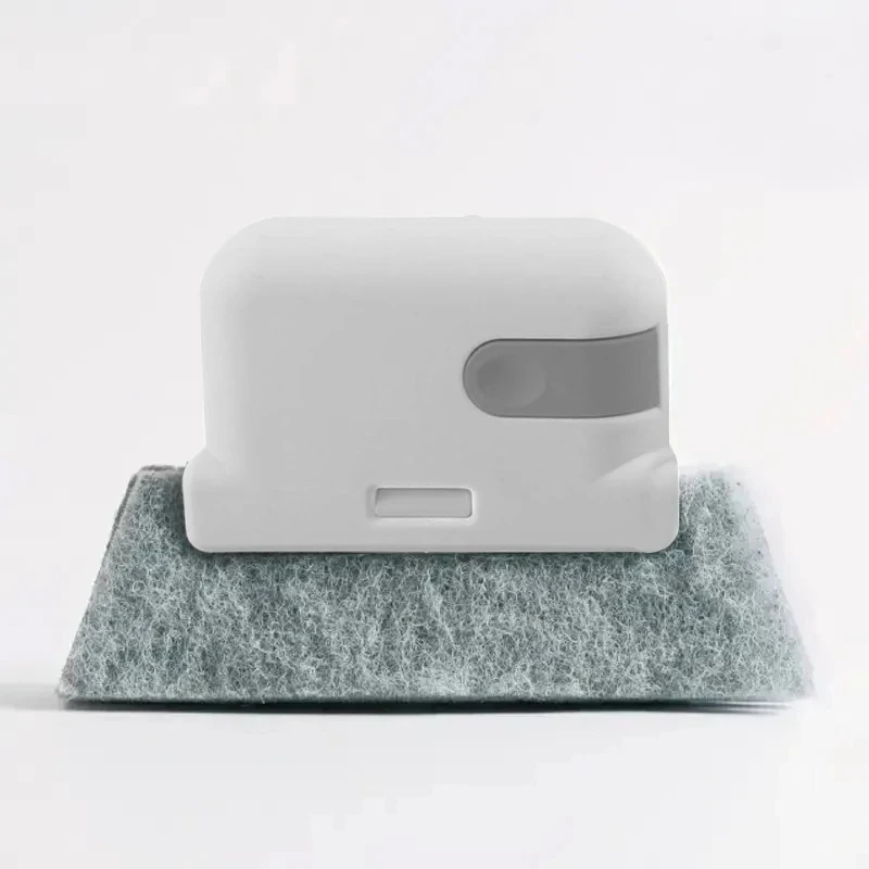 Window Cleaning Brush Windowsill Groove Deadend Cabinet Crevice Brush With Replace Head Household Multifunctional Cleaning Tools