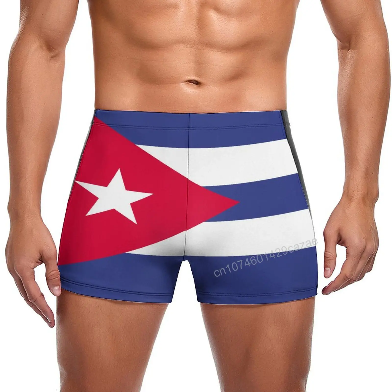 Swimming Trunks Cuba Flag Quick Dry Shorts For Men Swim Beach Short Summer Gift