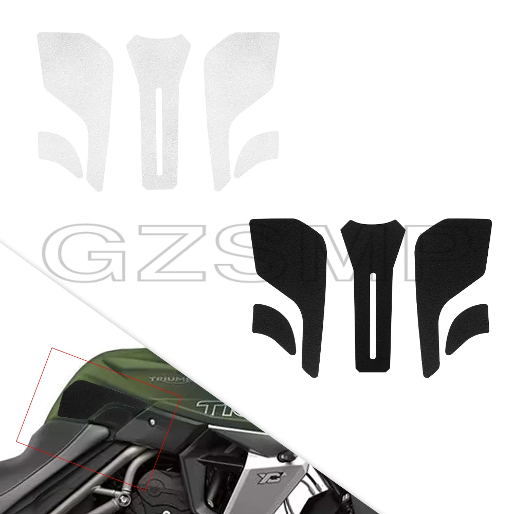 Motorcycle Side Tank Pad Sticker fit for Triumph TIGER 800 XR XRX XRT XCX XCA XC 2015-2020 Anti Slip Knee Grip Decal