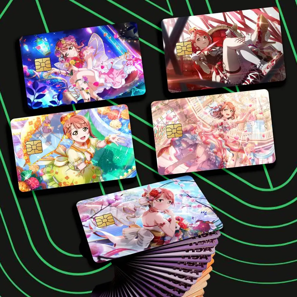 Dreamer Idol A-Ayumu Uehara Card Stickers for Bank Access Protective Waterproof Film Cover Sticker Gift