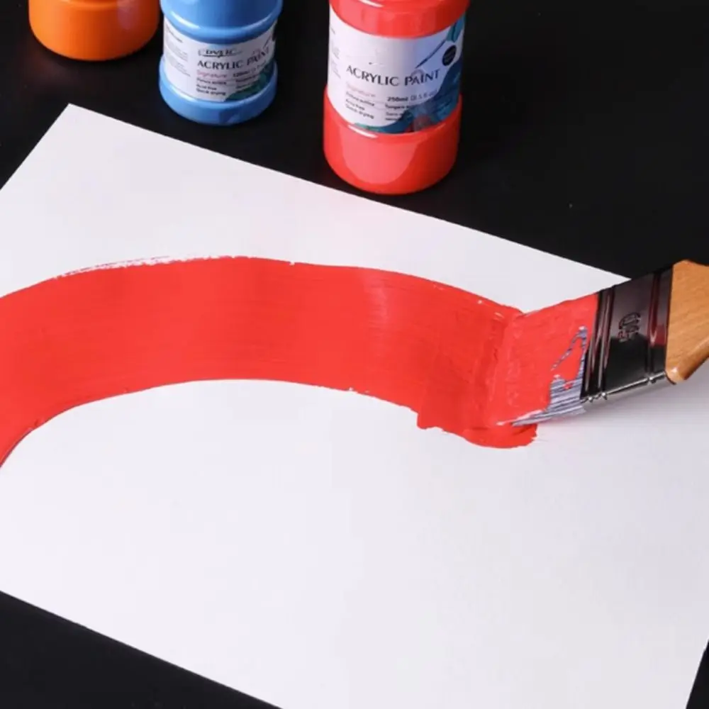 Набор кистей для рисования с хорошим адсорбцией пигмента, эластичная щетина, нейлоновая доска разных размеров, кисть для униформы, деревянный держатель для ручек