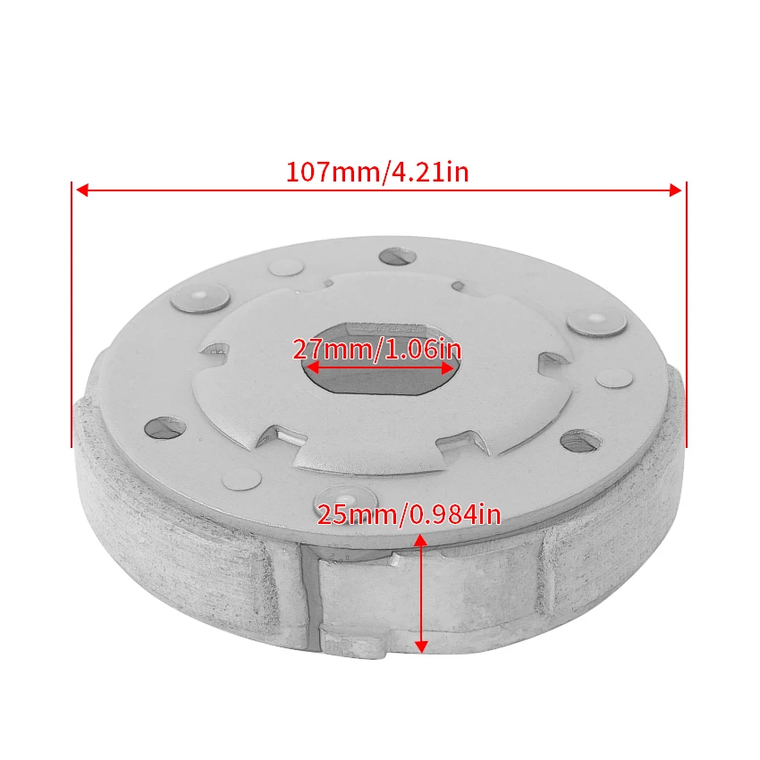 دراجة نارية مخلب الطرد المركزي ل Motobi BS1 50 Eco Pesaro 50 Imola 50 RS SE CYR الطريق 51 50ccm ABR-22535-116-000 #6