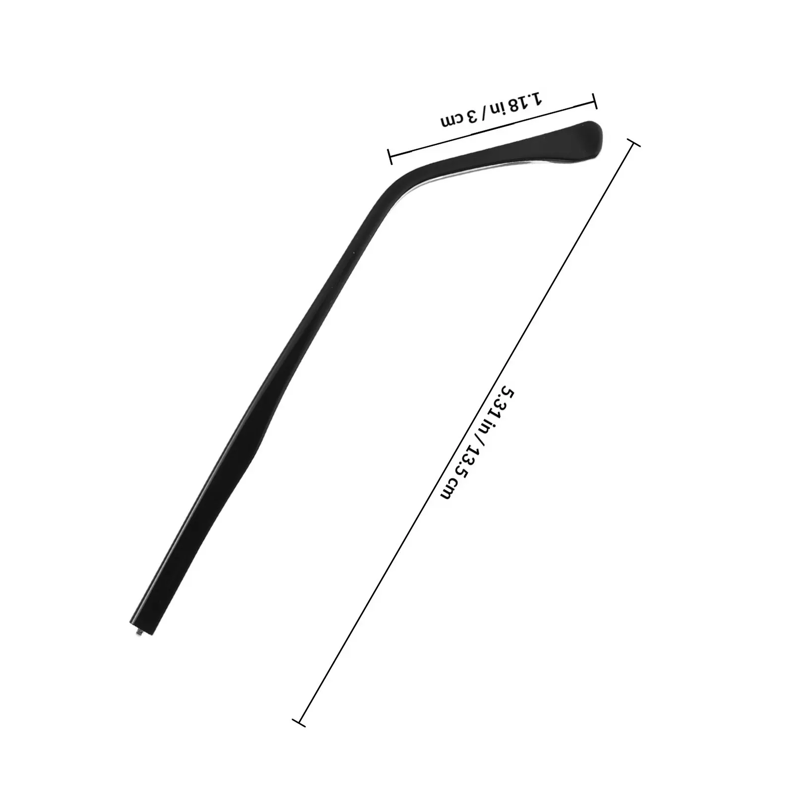 1Pair Universal Eyeglass Replacement Temple Legs Easy Install Protective Lightweight Glossy Fashion Eyeglass Arms Legs