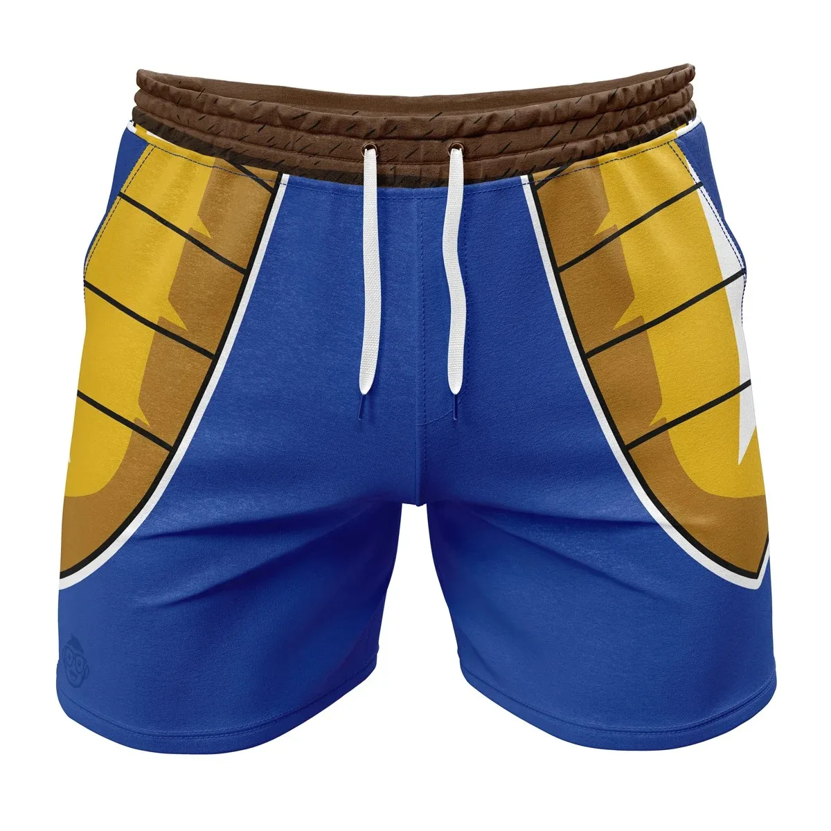Dragon Ball Z Vegeta Armor Shorts, Saiyan Battle Suit Cosplay Blue Yellow Casual Anime Fan Bottoms  Summer men's beach shorts