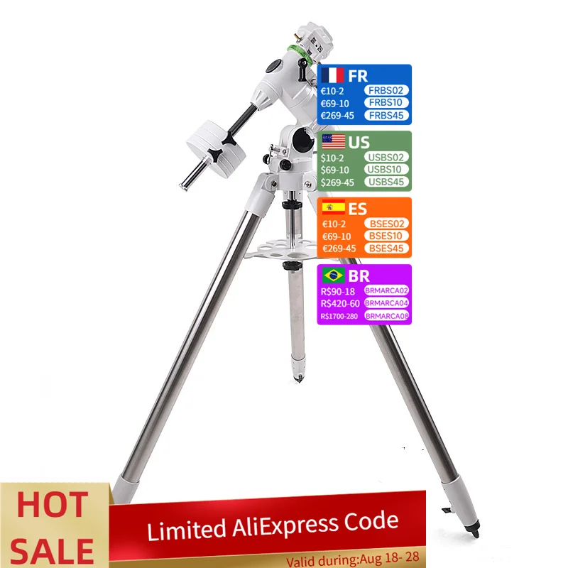 

SkyWatcher EQ3D Астрономический телескоп Экваториальный инструмент Штатив из нержавеющей стали Астрофотография