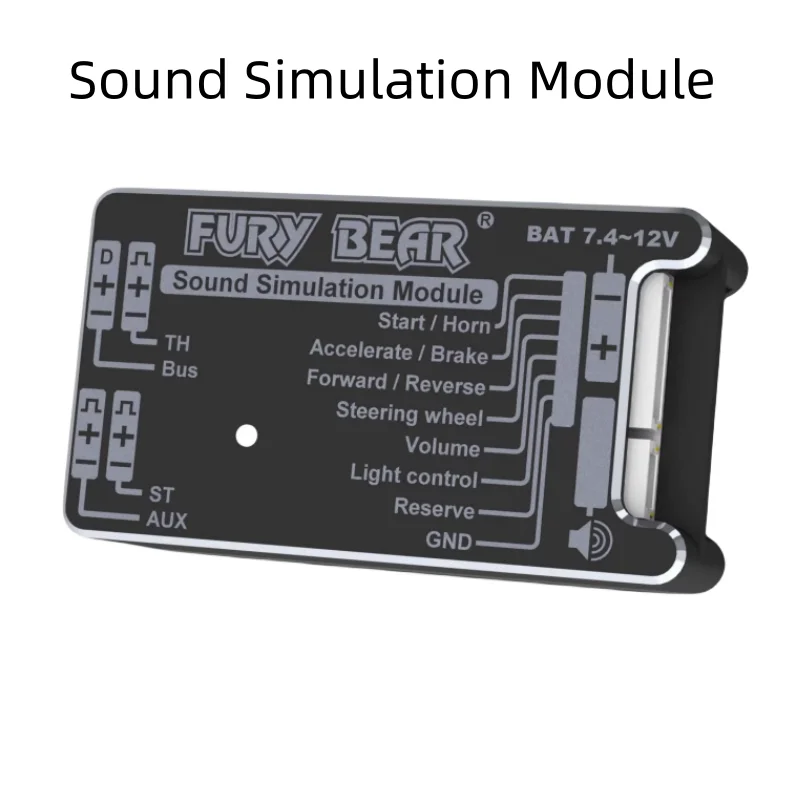 Sound Simulation Module Tamiya 1/14 Remote Control Tractor RC Trucks Sound Group System for Scania R730 MAN VOLVO Benz Actros