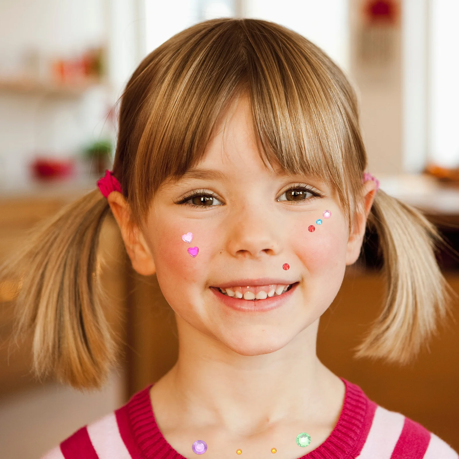 

Heart Shaped Rhinestones Self Adhesive Face Gems For Makeup Eye Body Art Nail Decor Party Carnival Festival Accessories