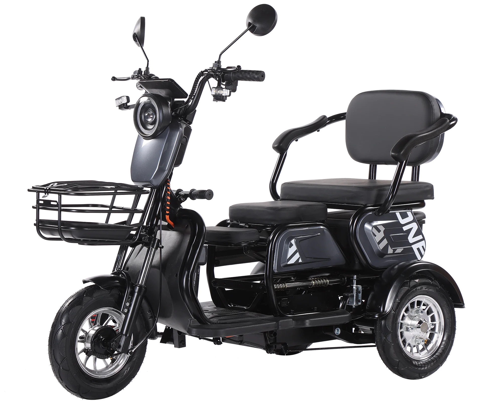 

Электрический 3-колесный моторизованный скутер с литиевой батареей 72 В/1000 Вт, мощность двигателя 1000 Вт, 3 колеса, вес бордюра 300 кг для пожилых людей