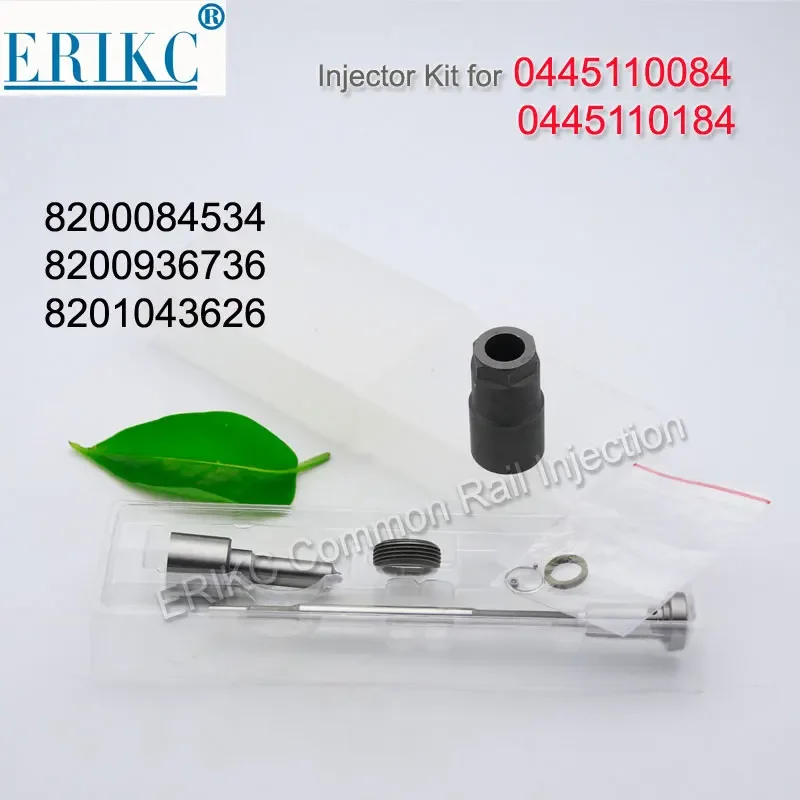 0445110084 Injector Repair Kit Nozzle DLLA143P1069 Valve F00VC01022 Nozzle Nut F00VC14012 for Injector 0445110184