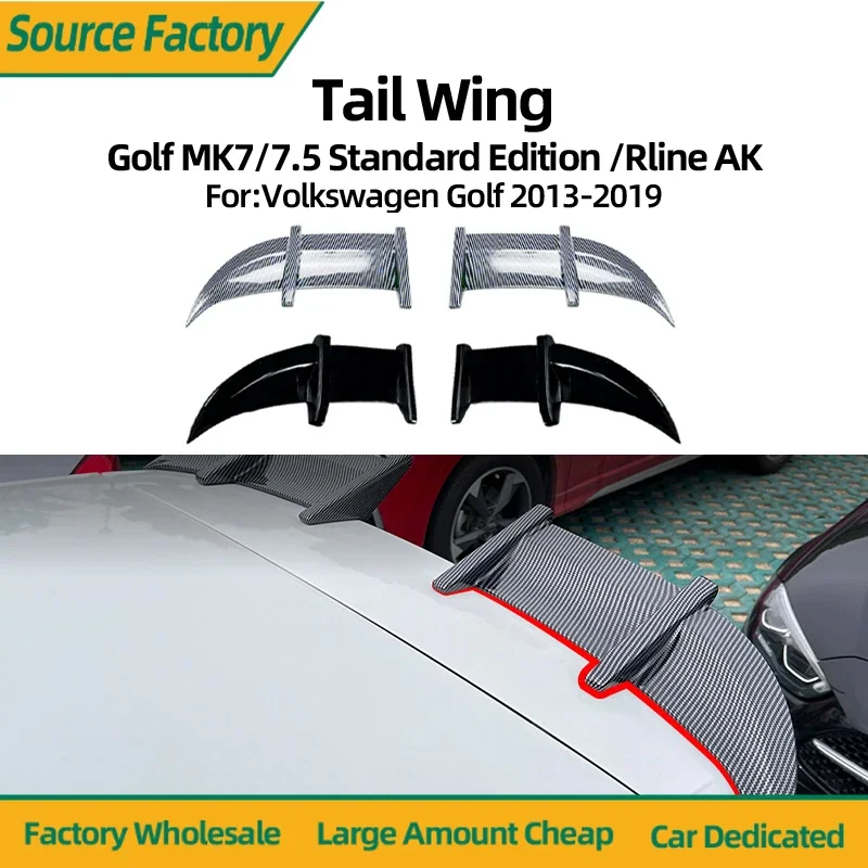 

Новые эмблемы для Volkswagen Golf 7, обычное издание Golf MK7 7,5 2013 2014 2015 2016 2017 2018 2019 спойлер верхнего крыла и хвоста Modi