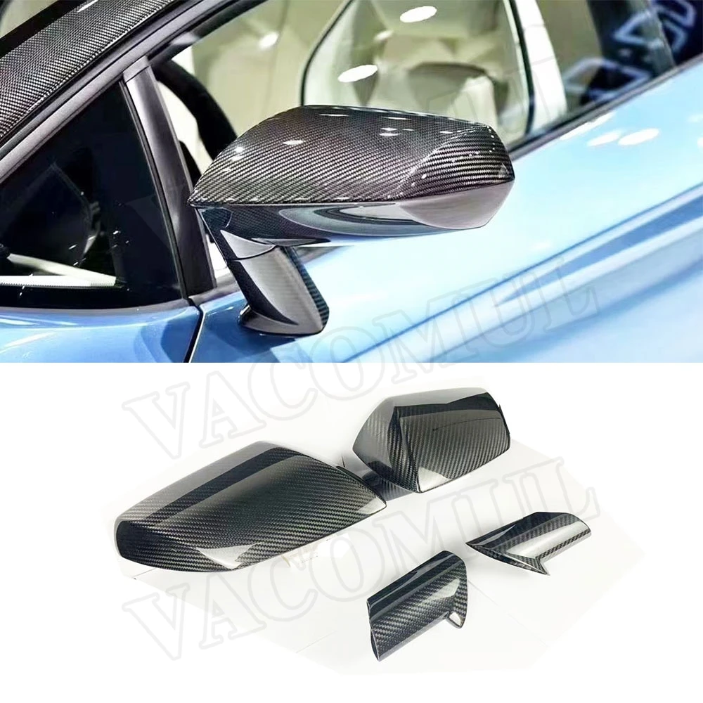 

VACOMUL Dry Carbon Fiber Rearview Mirror Cover Stickers Car Accessorise For Lamborghini Aventador LP700 LP720 2011-2016 4Pcs