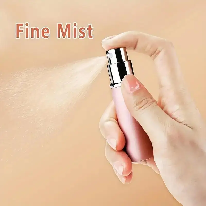 5pcs 5ML rechargeable perfume spray bottle cosmetics portable empty bottle travel atomizer rechargeable perfume bottle