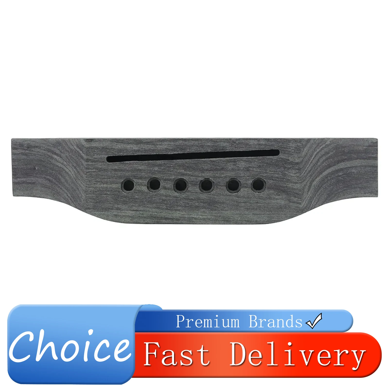 IRIN Guitar Bridge Folk Guitar Lower Yard 6-hole Bridge Rosewood  Dismounted Sturdy and Solid Durable Guitar Accessory & Parts