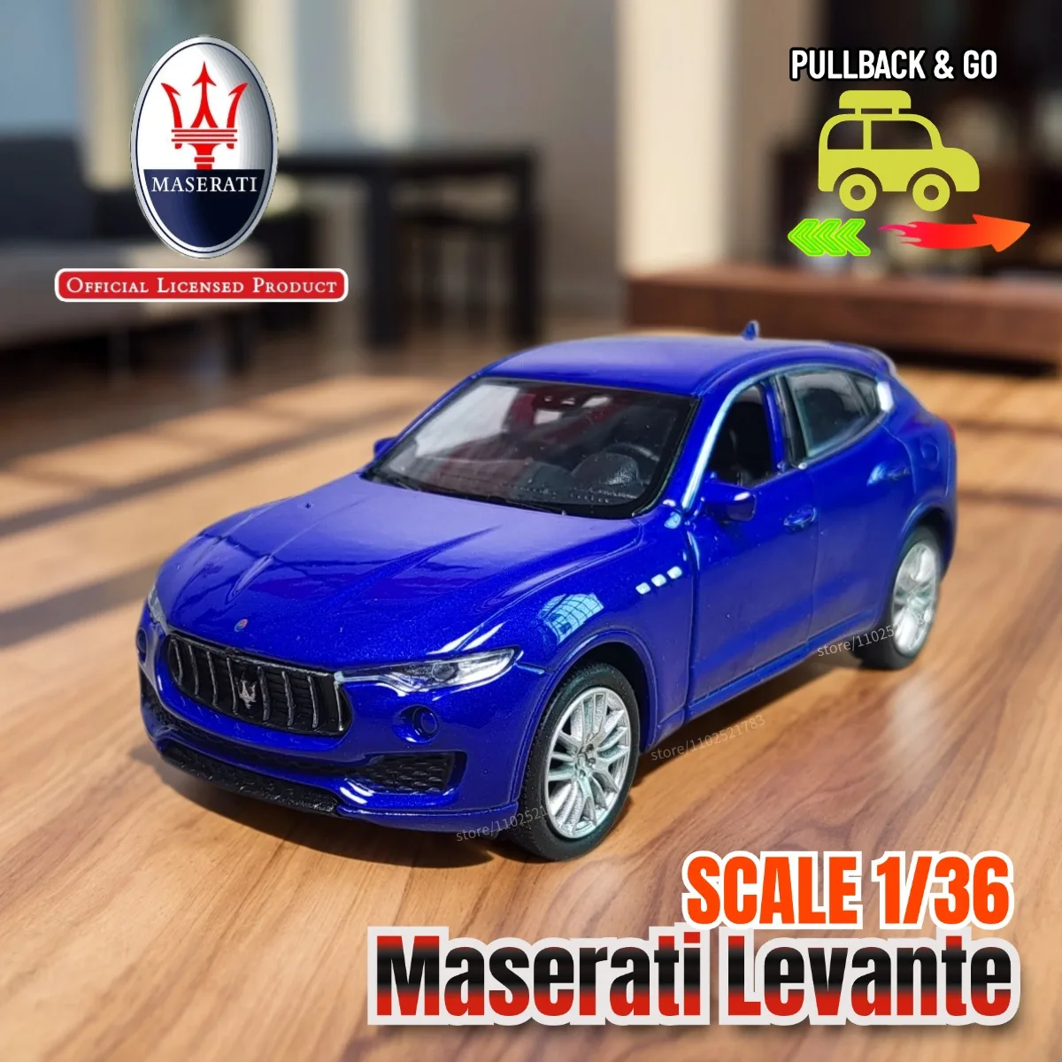 

1/36 Pullback Toy Car Model Maserati Porsche VW Official Licensed Alloy Diecast Vehicle Scale Replica Xmas Gift Kid Boy Toy