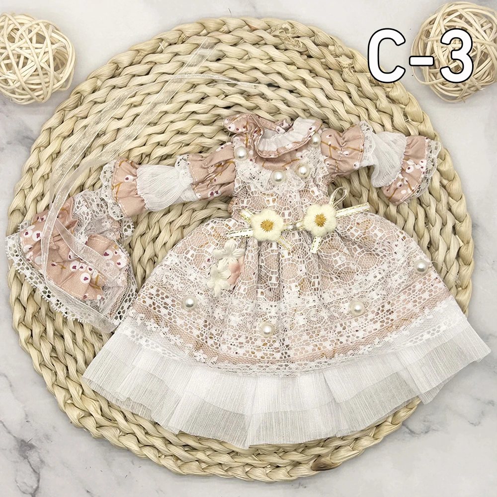30CM BJD Doll Clothes Girl Dress Up Makeup Cute Children Dollhouse Accessories Humanoid Doll Girl Gifts Birthday Gifts DIY Toys