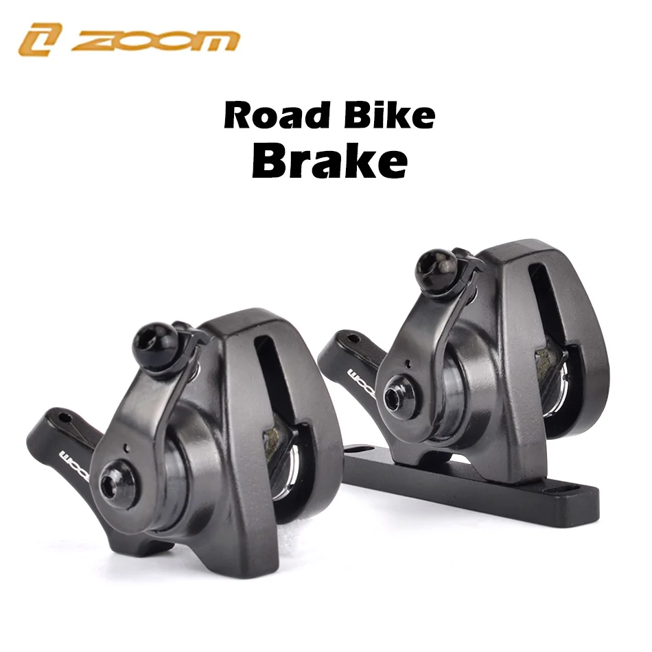 

ZOOM DB580 Road Bike Line Pull Flat Mount Dual Piston Mechanie Disc Brake 140mm Road Disc Brake Caliper Road Bike Accessories