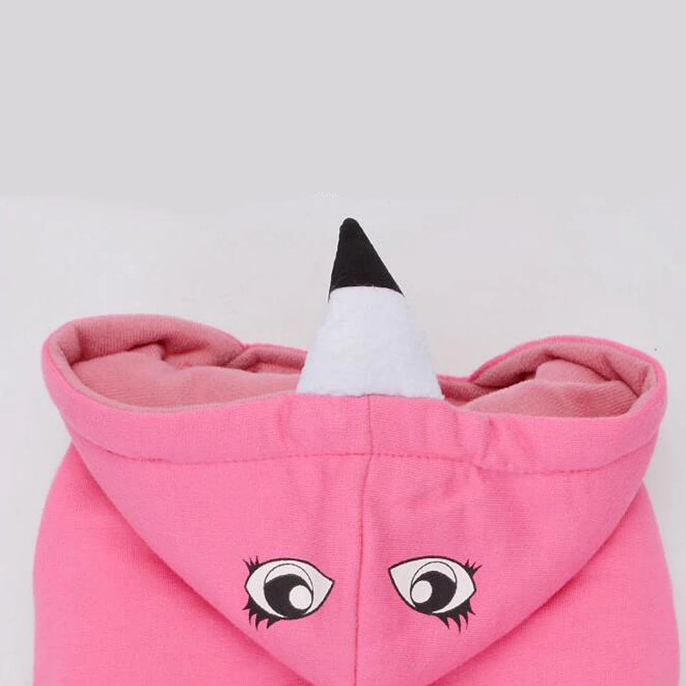 

Thickened Pet Cotton Coat Flamingo Pattern Warm Vest For Dogs Outdoor Hoodie Vest Breathable Size Xl Pink