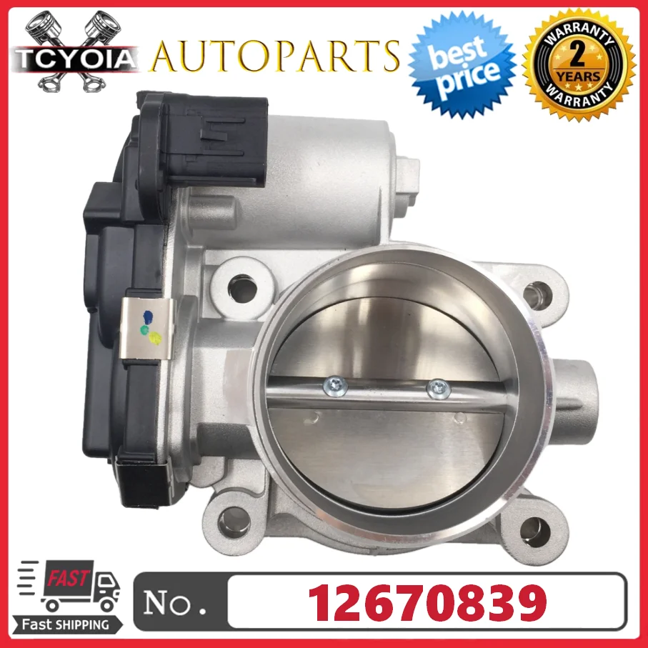 Cuerpo del acelerador 12670839 para Buick Envision, LaCrosse, Cadillac ATS, Chevrolet Blazer, Colorado, Impala, Malibu, GMC Acadia, Canyon 2.5L