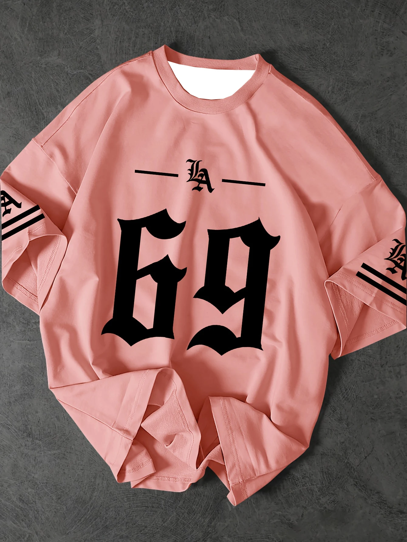 

Женская футболка унисекс, повседневная повседневная одежда, летняя мужская гоночная футболка LA с буквенным принтом, повседневная футболка с графическим принтом, спортивная футболка с коротким рукавом