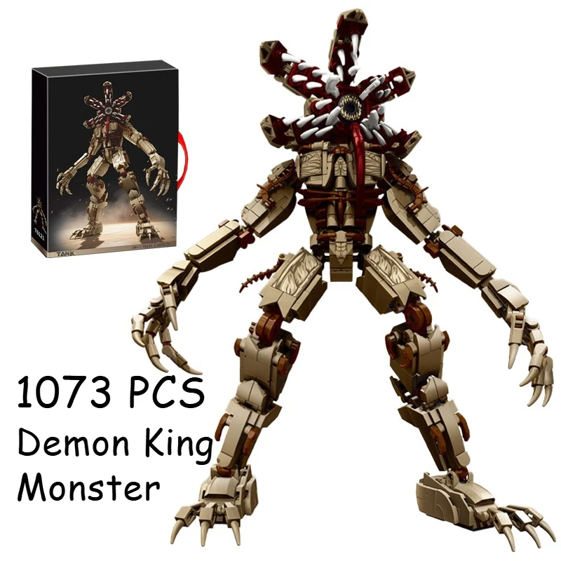 

Набор для сборки «Король демонов» (1073 детали), креативный демогоргон-каннибал с цветочным дизайном, коллекционный декор, конструктор DIY, игрушки и подарки для детей