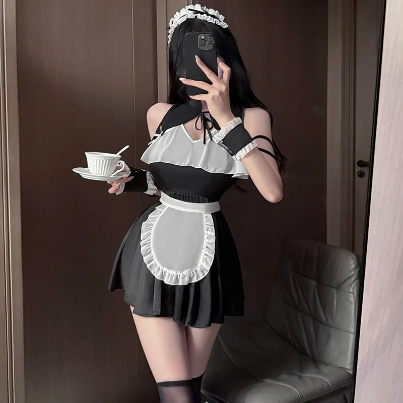 Sexy Set Lingerie Anime Woman Lolita Maid Uniform Dress Cosplay Costume 4 Sf44bdc3d4f3444e2be6b2114d0688adem