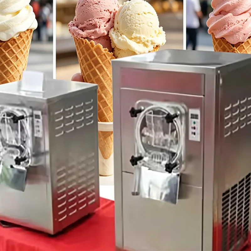 Tasty Gelato Machine Batch Freezer Energy Saving Commercial Hard Ice Cream Machine