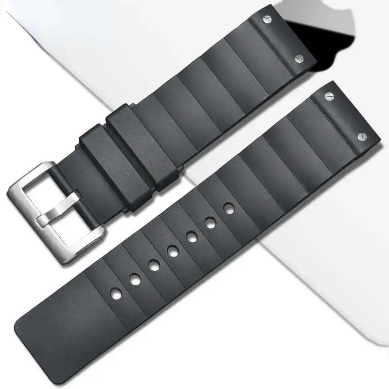 watch band For Cartie Watch With Silicone Santos W20121U2 Rubber Strap Male 23Mm