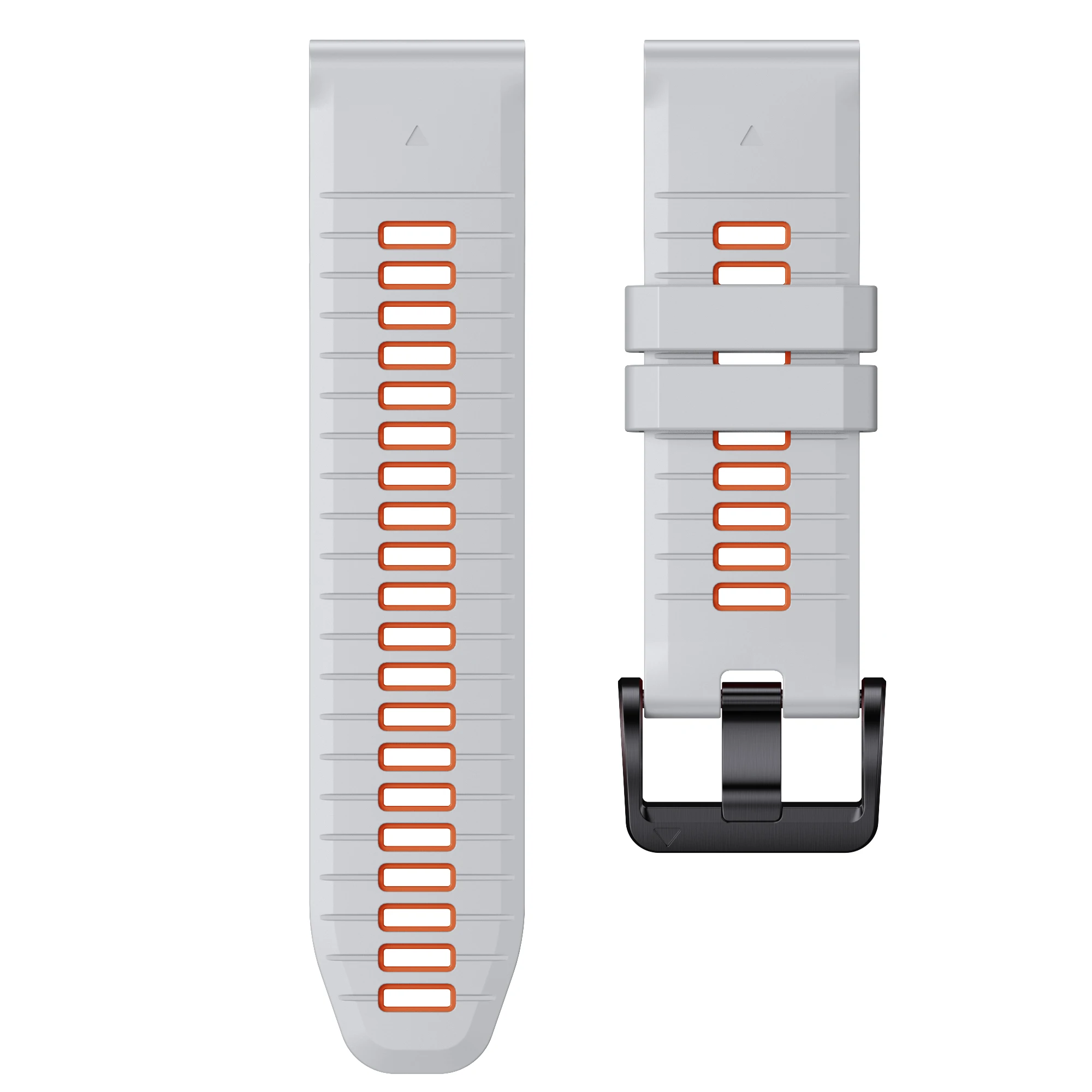 QuickFit 26mm 22mm Two Tone Silicone Strap For Garmin Fenix E 8 7X 7 6 6X/Epix Pro Gen 2 51mm 47mm/Tactix Watch Band Accessories image 5