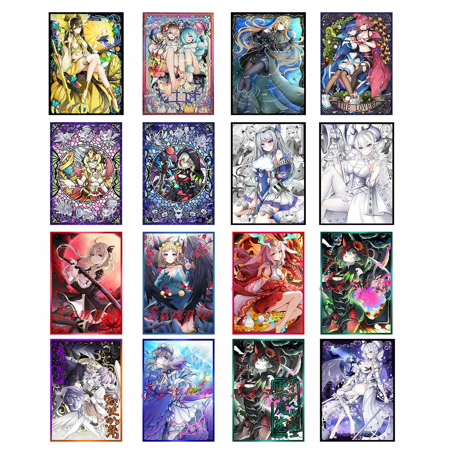 

60PCS 63x90mm YUGIOH Card Sleeves YGO Card Protective Sleeves Protector HOLO Card Cover for Board Games Japanese Trading Cards