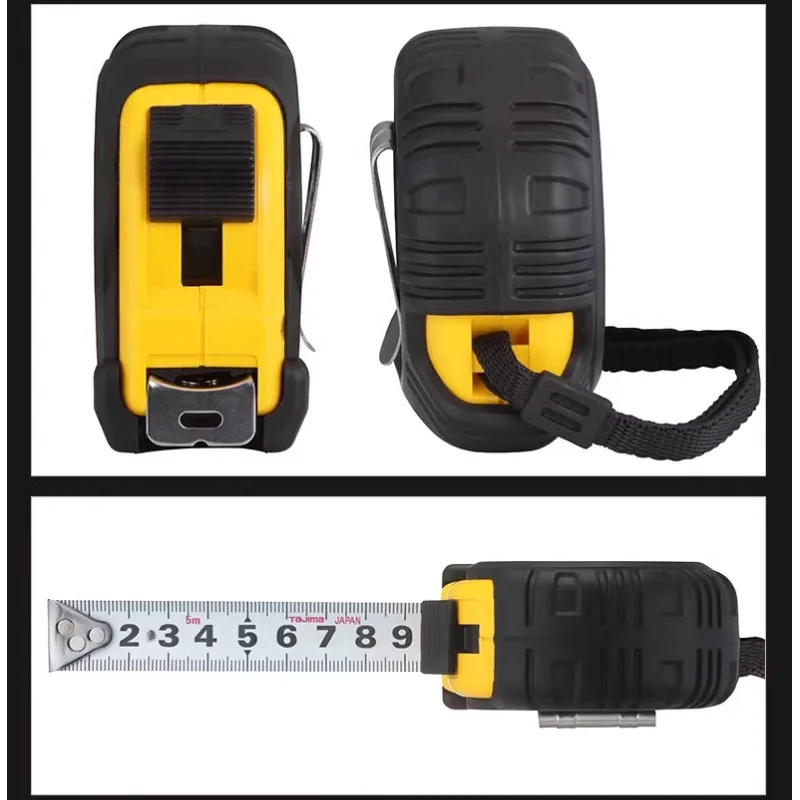 Imagem -04 - Tajima-fita Métrica Glock com Gancho Guard Pára-choques Portátil Pequenas Ferramentas de Medição Precisão Métrica Jis1 27.5m Marca Japonesa
