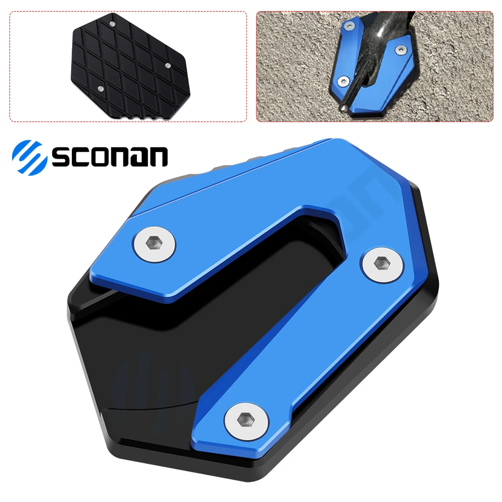 

For YAMAHA TRACER 9 TRACER 9GT TRACER 900/900GT 2015-2022 Motorcycle CNC Aluminum Kickstand Side Stand Extension Enlarger Pad