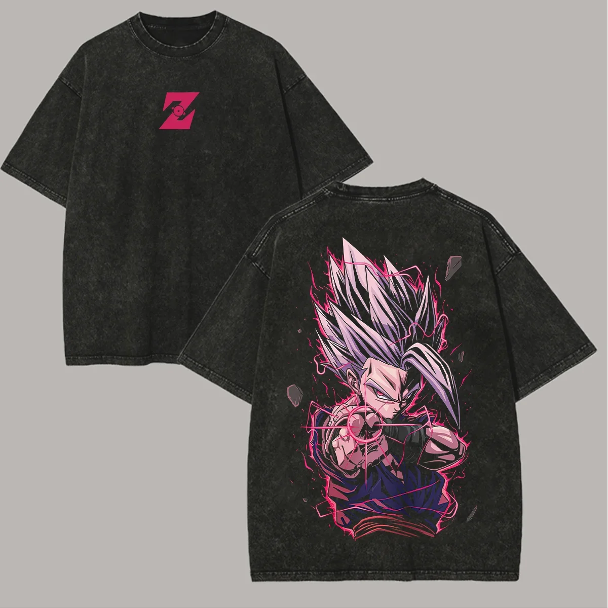 Dragon Ball Kame Sennin Master Roshi Vintage Anime Washed T Shirt Spring Summer Men's Women Cotton Casual Tee Top