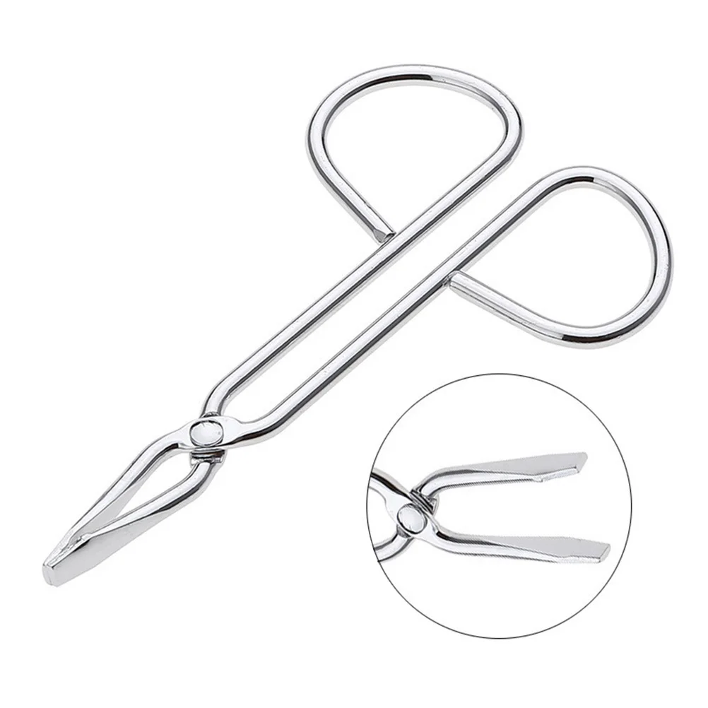 Zestaw ze stali nierdzewnej: pęsety do brwi, odporne na odkształcenia, trwałe, z idealnie zarównowanymi końcówkami do przedłużania rzęs i makijażu, srebrne.