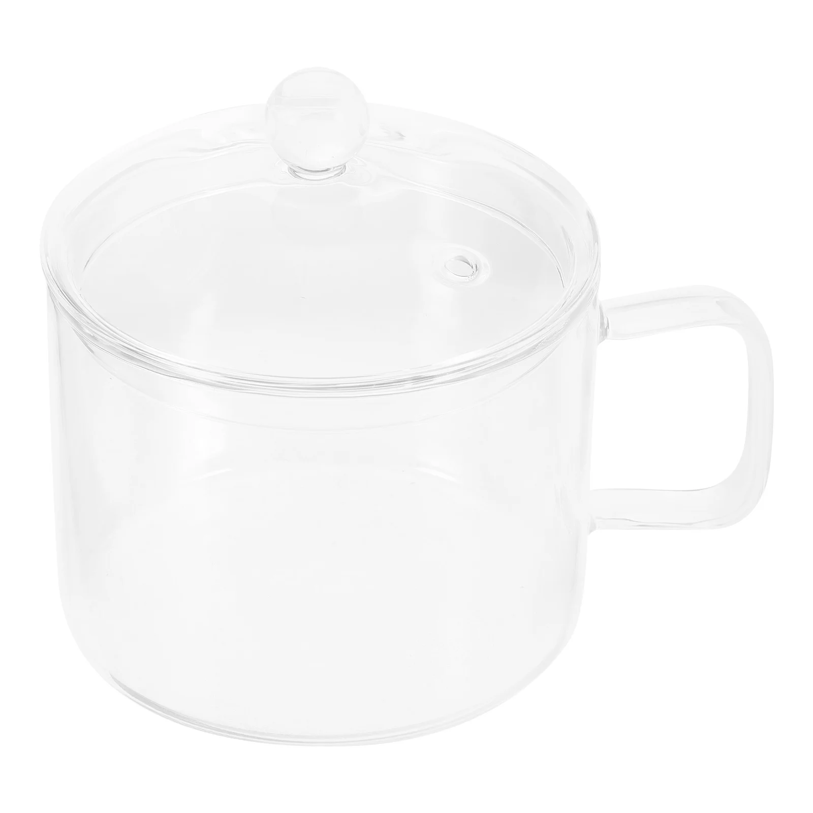 

Glass Stew Pot with Lid Heat Resistant Clear Cooking Pot for Soup Noodles Vegetables Food Microwave Safe Kitchen Cookware