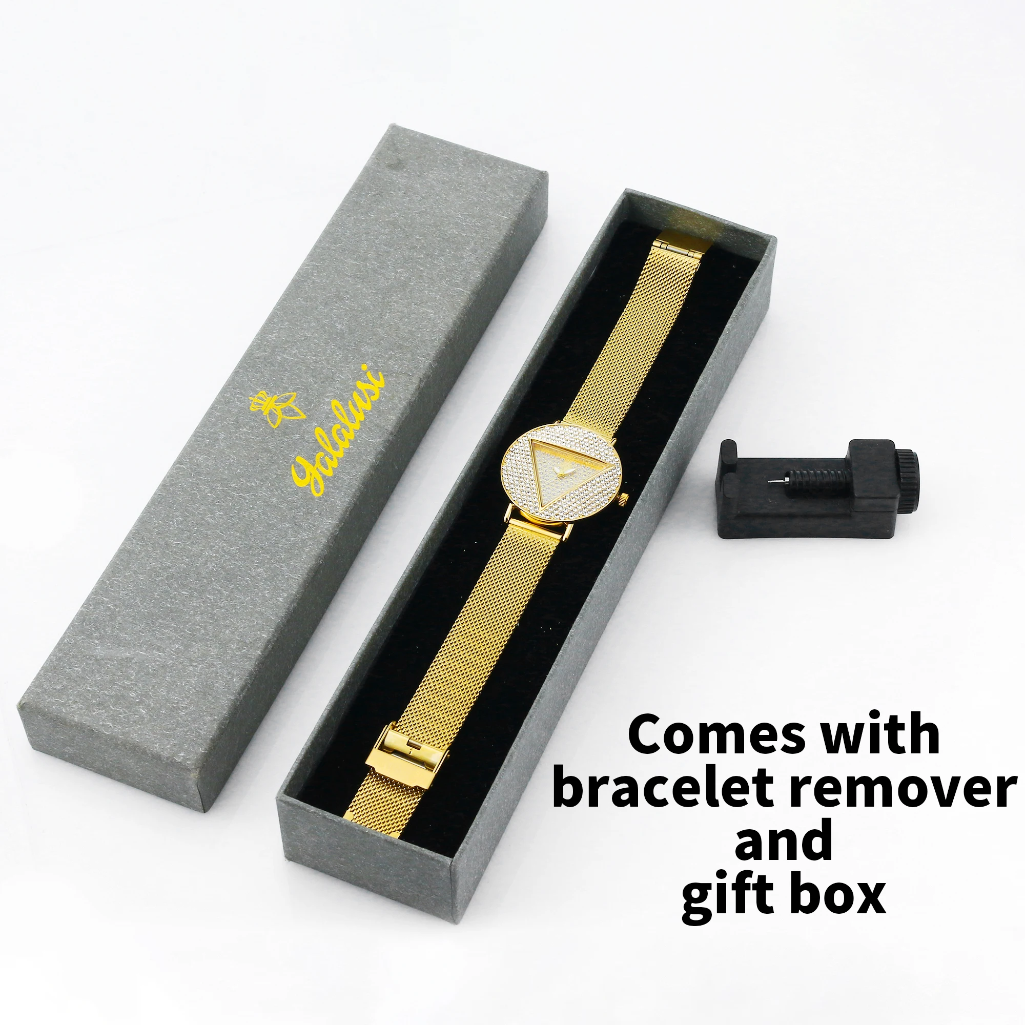 YaLaLuSi Geometric Triangle Rh - Jewelry Watches Women recension och pris